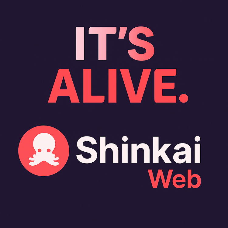 🌐 Shinkai Web It´s  Alive — Bringing Local Intelligence to Everyone